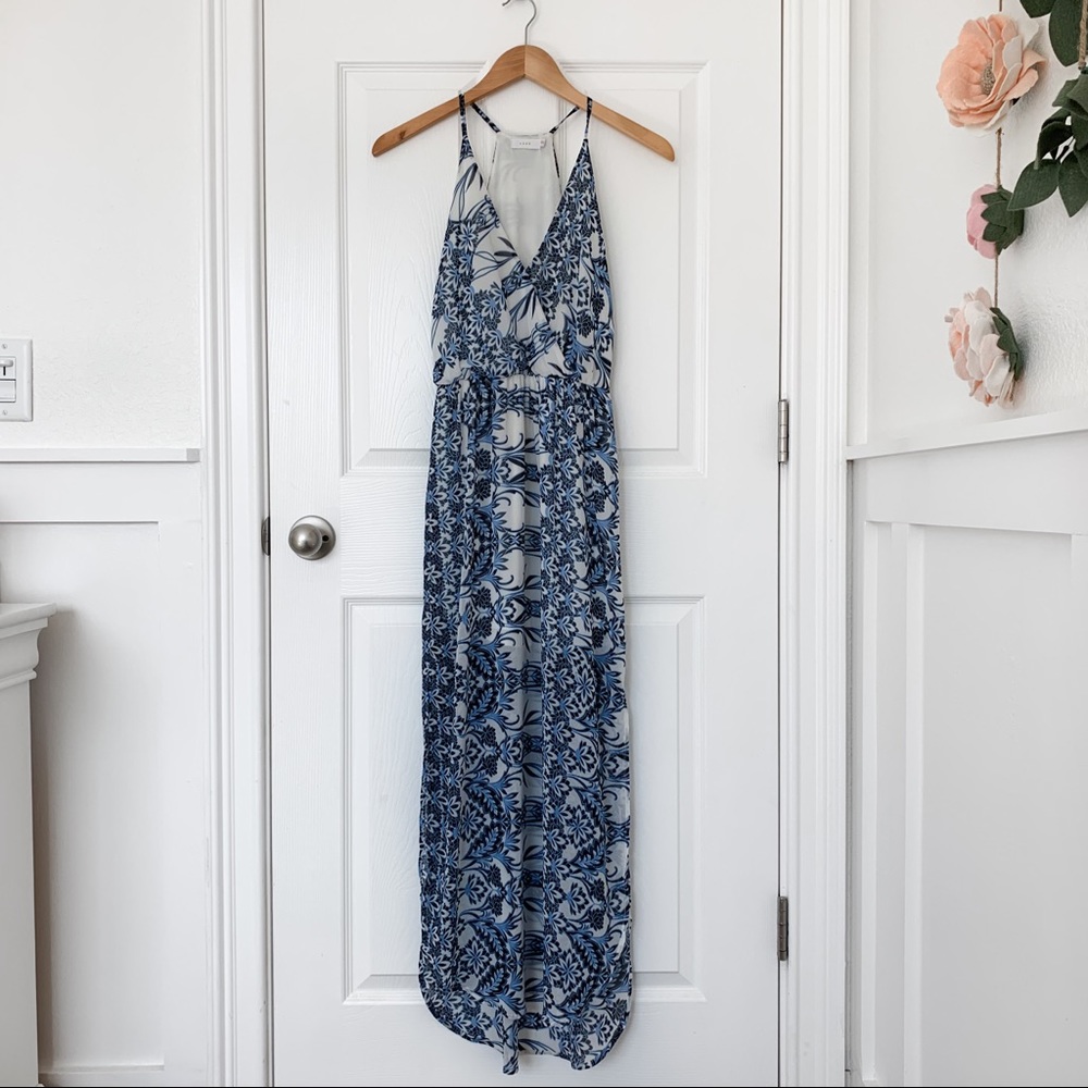Lush Surplice Maxi Dress